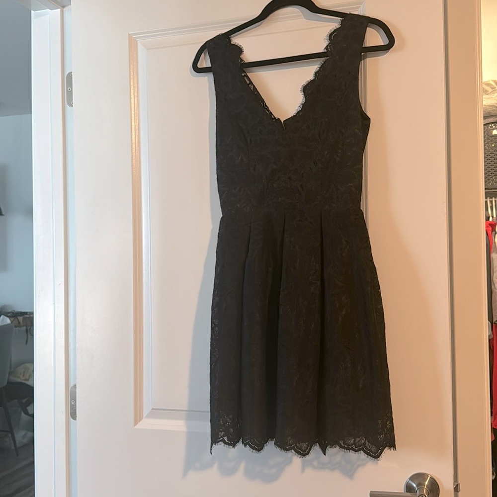 Lacey black dress